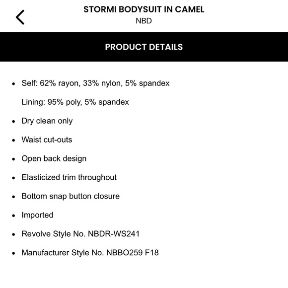 NBD Stormi Bodysuit - Picture 2 of 5